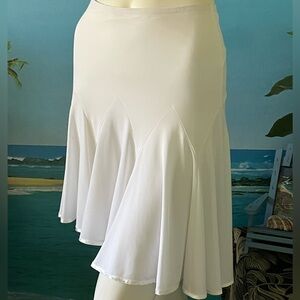 Elegant White dance Skirt